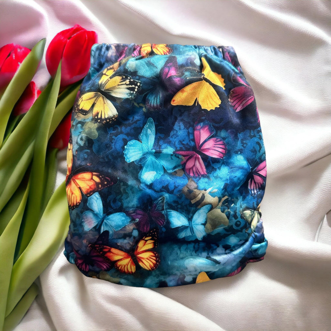 OSFM Double Row Nappies - Butterfly Beauty